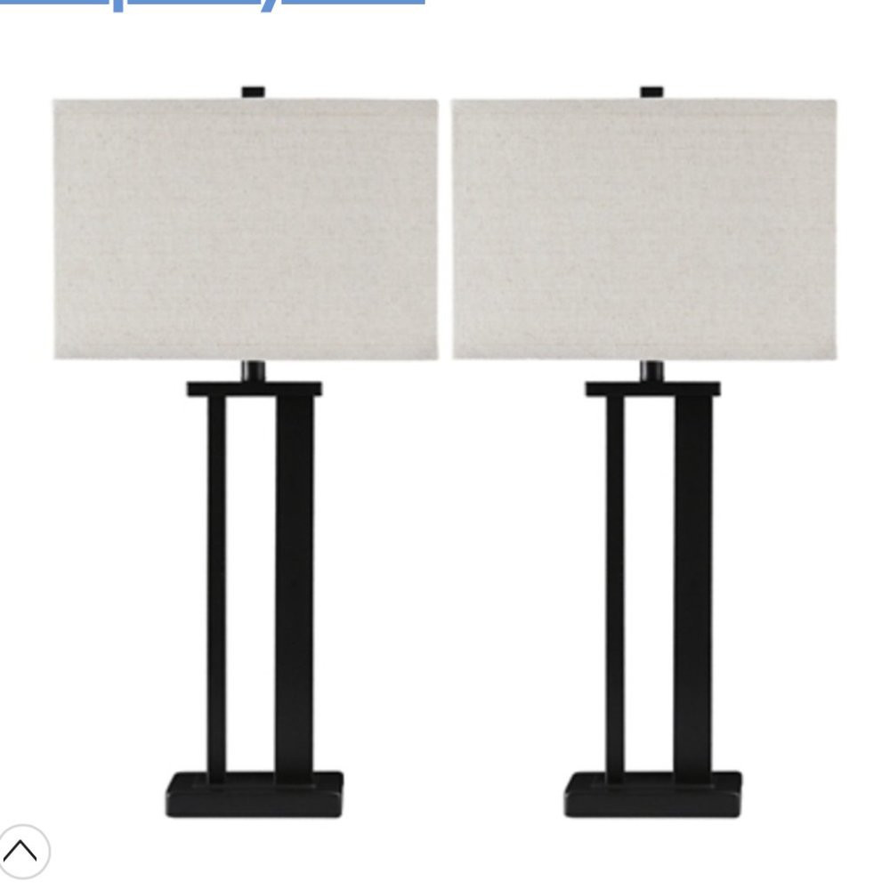Ashley Aniela Bronze Finish Table Lamp (Set of 2)